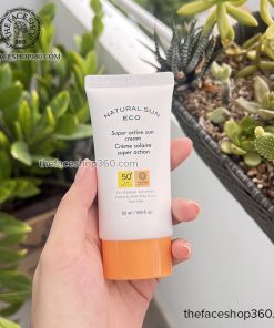 Kem chống nắng toàn diện ngăn bụi mịn Natural Sun Eco Super Active Sun Cream SPF50+ PA++++