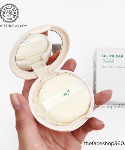 Phấn phủ nén trong suốt kiềm dầu Oil Clear Blotting Compact fmgt The Face Shop