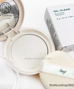 Phấn phủ nén trong suốt kiềm dầu Oil Clear Blotting Compact fmgt The Face Shop