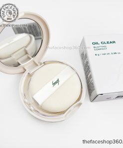 Phấn phủ nén trong suốt kiềm dầu Oil Clear Blotting Compact fmgt The Face Shop