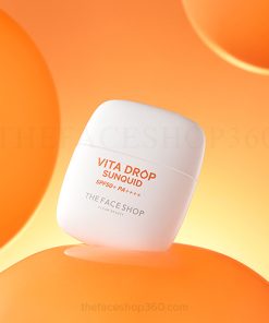 Sữa chống nắng mỏng nhẹ Vita Drop Sunquid SPF50+ PA++++ The Face Shop 50ml