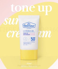Kem chống nắng nâng tone cho da mụn Dr. Belmeur Tone Up Sun Cream SPF50 PA++++ 50ml The Face Shop
