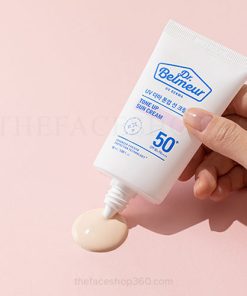 Kem chống nắng nâng tone cho da mụn Dr. Belmeur Tone Up Sun Cream SPF50 PA++++ 50ml The Face Shop