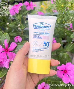 Kem chống nắng nâng tone cho da mụn Dr. Belmeur Tone Up Sun Cream SPF50 PA++++ 50ml The Face Shop