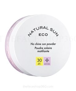 Phấn Phủ Chống Nắng Dạng Bột Natural Sun Eco No Shine Sun Powder SPF30 PA++ 13g The Face Shop