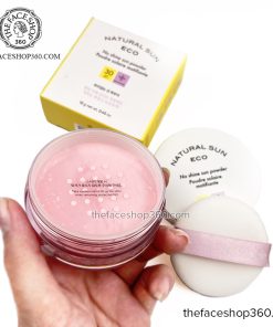 Phấn Phủ Chống Nắng Dạng Bột Natural Sun Eco No Shine Sun Powder SPF30 PA++ 13g The Face Shop