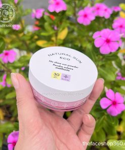 Phấn Phủ Chống Nắng Dạng Bột Natural Sun Eco No Shine Sun Powder SPF30 PA++ 13g The Face Shop